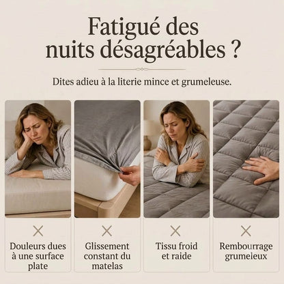 Protège-matelas matelassé doux