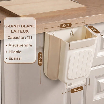 Poubelle pliable gain de place