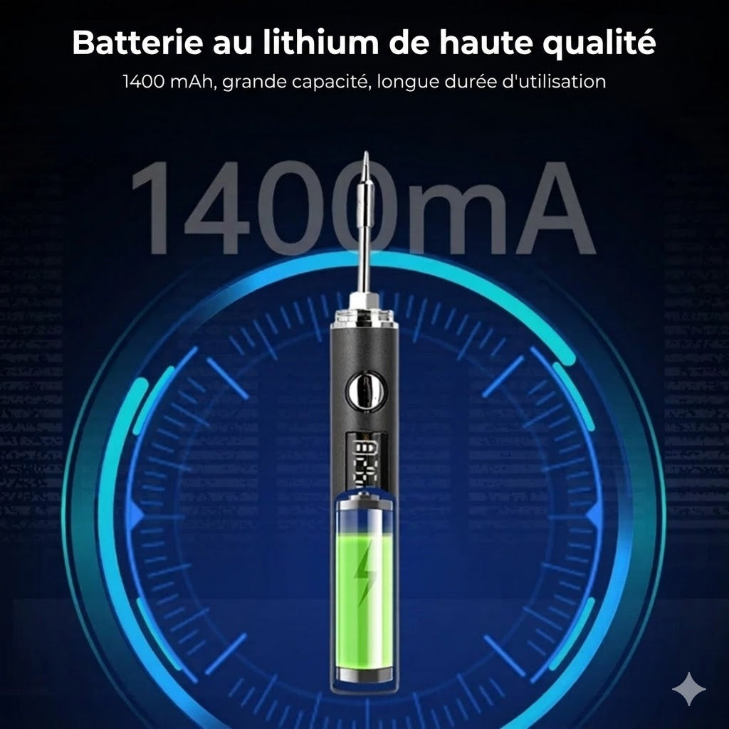 Stylo à souder rechargeable par USB