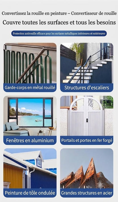 Peinture métaux antirouille à l'eau