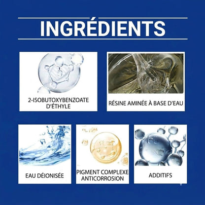 Peinture métaux antirouille à l'eau
