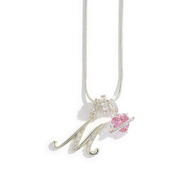 Élégant collier avec pendentif cœur