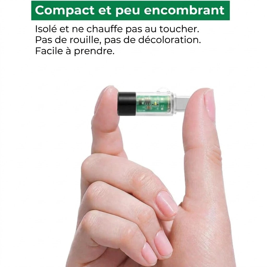 Mini briquet plasma - Rechargeable par USB-C