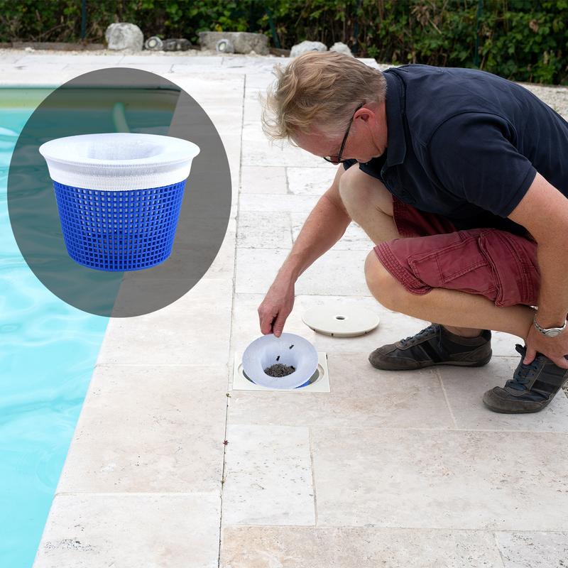 💥 🔥 Offre limitée : 2 ACHETÉS + 1 OFFERT ! ✨ Kit de nettoyage pour panier skimmer de piscine – Nettoyage facile et efficace (1 lot de 10 pcs)