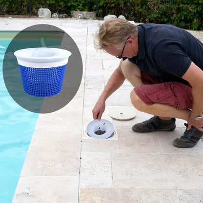 💥 🔥 Offre limitée : 2 ACHETÉS + 1 OFFERT ! ✨ Kit de nettoyage pour panier skimmer de piscine – Nettoyage facile et efficace (1 lot de 10 pcs)