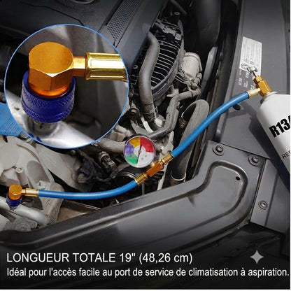 Flexible de remplissage de liquide de refroidissement / Flexible de charge de fluide frigorigène