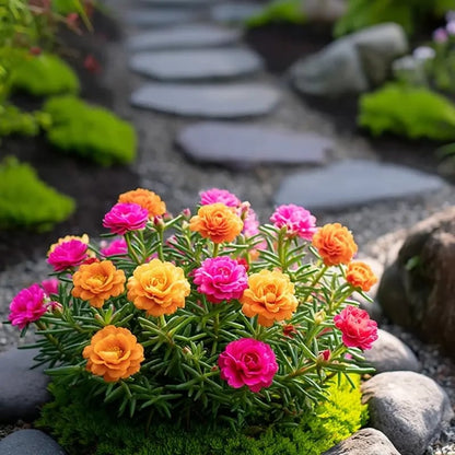 🌸 Mélange de 1000 Graines de Pourpier – 🌿 Roses du Soleil