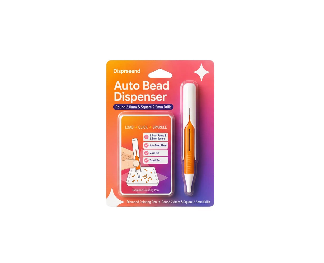 💎 Stylo de peinture diamant automatique et plateau secoueur ✨