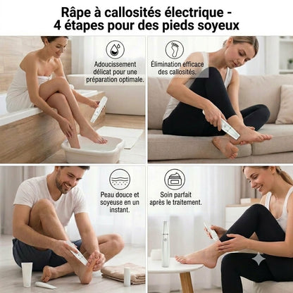 Râpe électrique pour les pieds