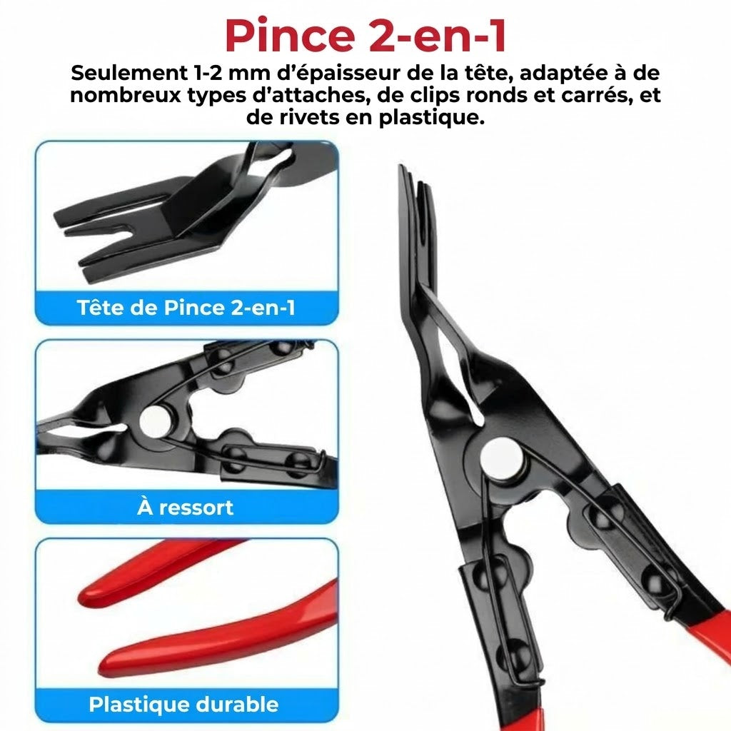 Kit de pinces de déconnexion pour voiture - Outil multifonction
