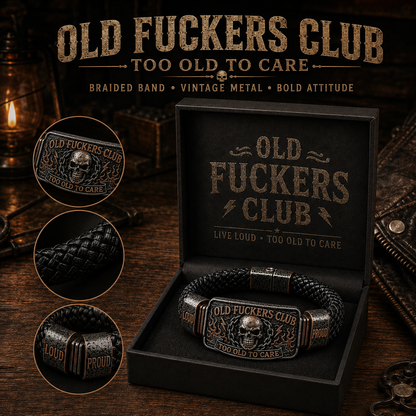 ☠️ Old Guys Club & Wild & Free 🪓 | Bracelet vintage édition limitée 2026