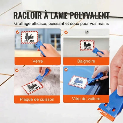Grattoir en plastique
