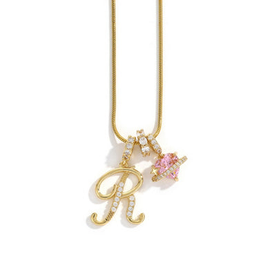 Élégant collier avec pendentif cœur
