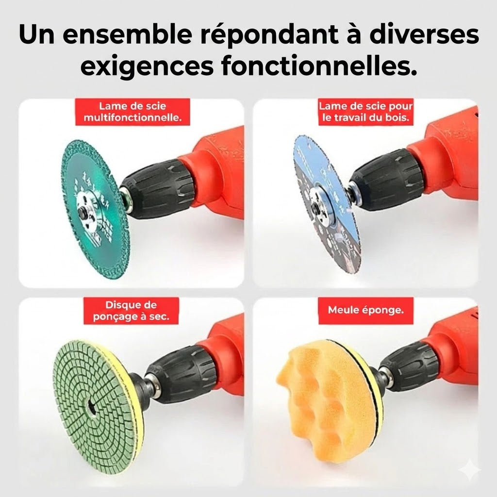 Kit d'adaptation - De perceuse à meuleuse