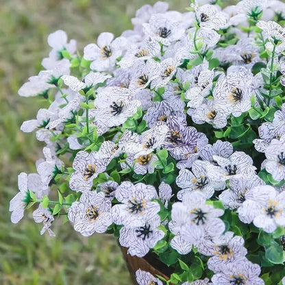 Fleur artificielle résistante aux UV - 4 pièces