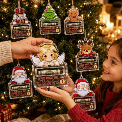 Décorations pour sapin de Noël transparentes comme du cristal