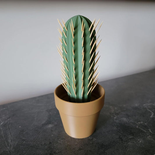 Distributeur automatique de cure-dents - Design Cactus