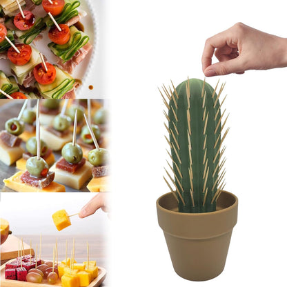 Distributeur automatique de cure-dents - Design Cactus