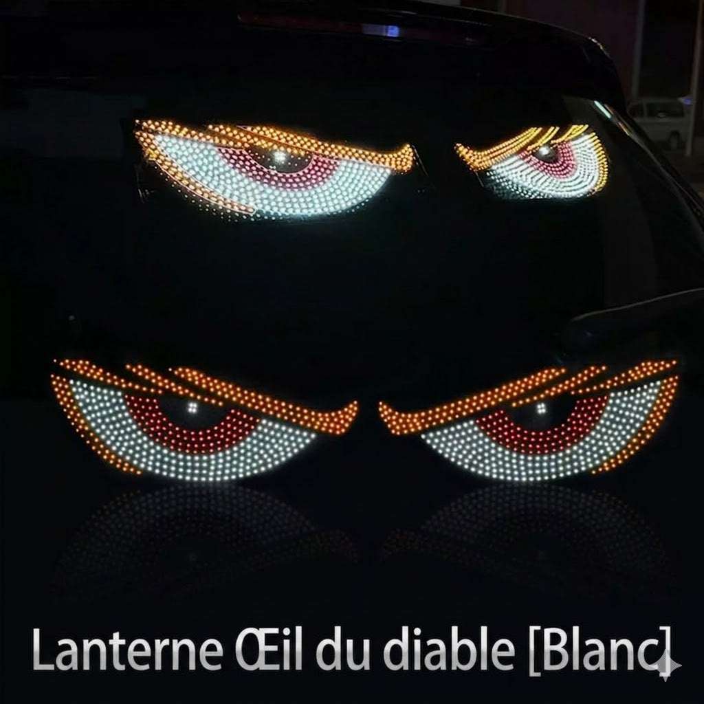 Yeux de Démon LED pour Pare-brise de Voiture