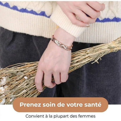 Bracelet magnétique en cuivre