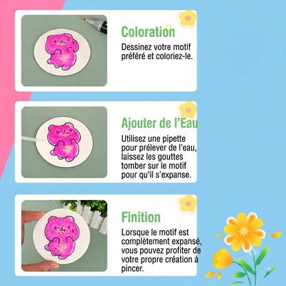 👩‍🎨🔮 Papier mousse sécurisé pour enfants – Doux et flexible, idéal pour les projets DIY, l'apprentissage et le bricolage 🎁✂️