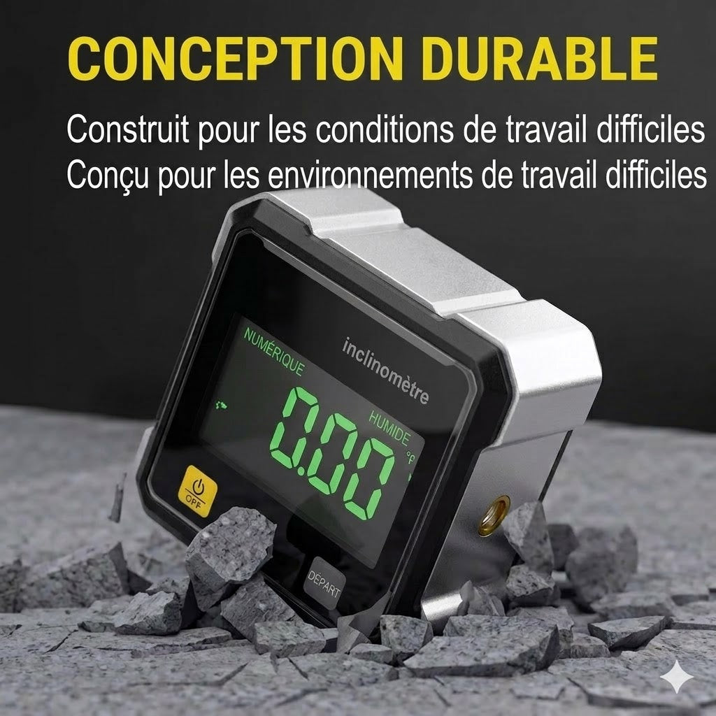 Goniomètre laser magnétique numérique