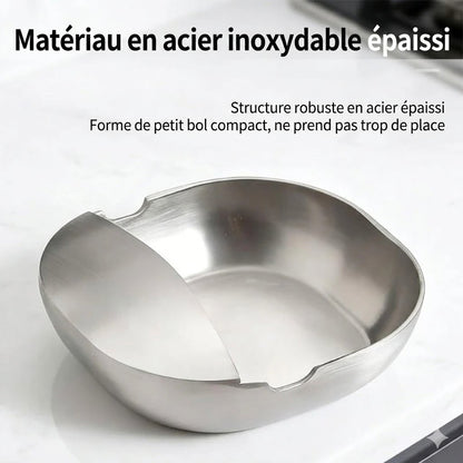 Repose-cuillère de luxe en acier inoxydable pour comptoir de cuisine – Porte-louche de haute qualité
