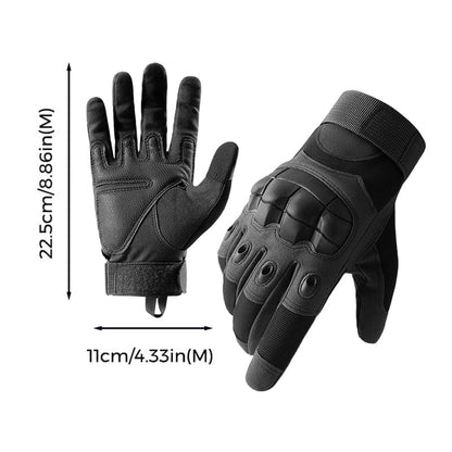 Gants Tactiques Pleins Doigts – Gants de Travail Extérieurs Protecteurs