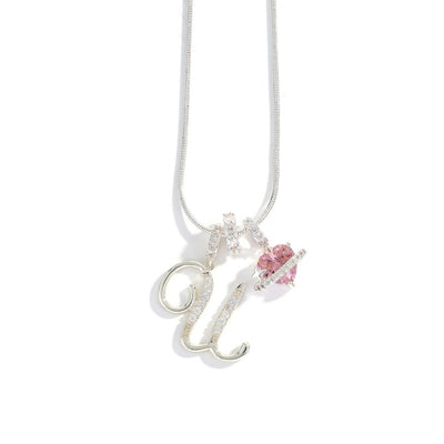 Élégant collier avec pendentif cœur