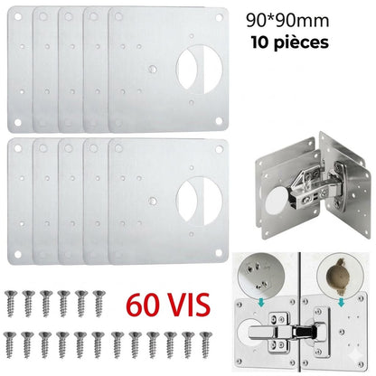 Kit de réparation professionnel pour charnières de placard