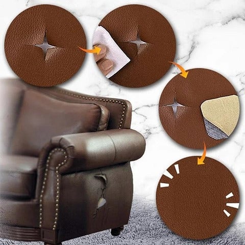 🛋️ Kit de réparation de cuir autocollant