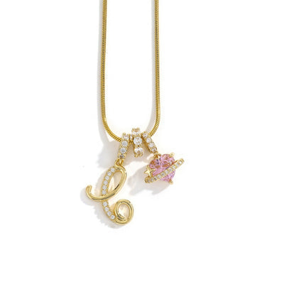 Élégant collier avec pendentif cœur