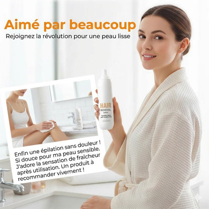 Spray dépilatoire aromatique