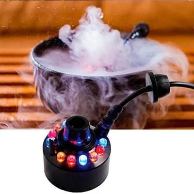 Brumisateur à ultrasons 12 LED – Crée une brume fraîche et une lumière colorée