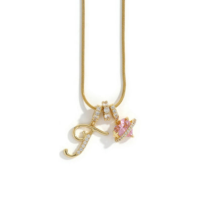 Élégant collier avec pendentif cœur
