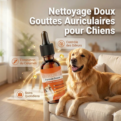 Gouttes auriculaires douces pour chiens – Pour les soins quotidiens