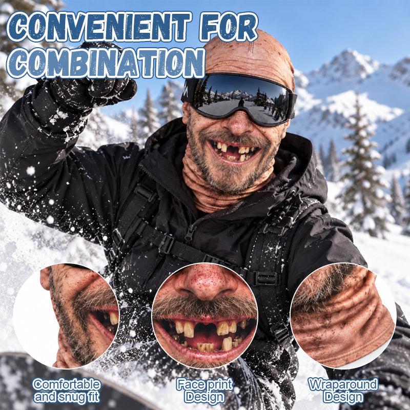 Cagoule de ski amusante et ultra-réaliste