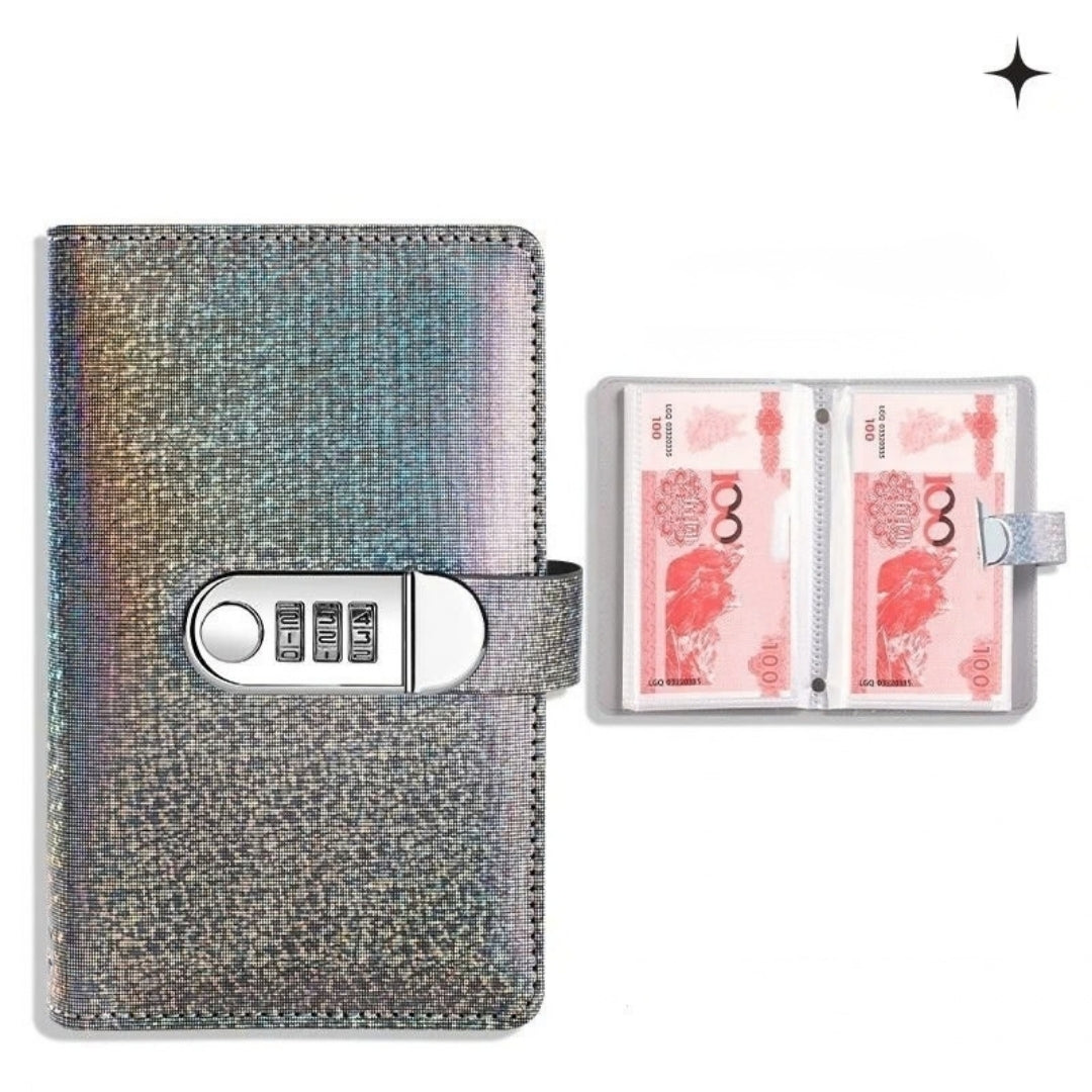 Carnet de budget avec cadenas à code