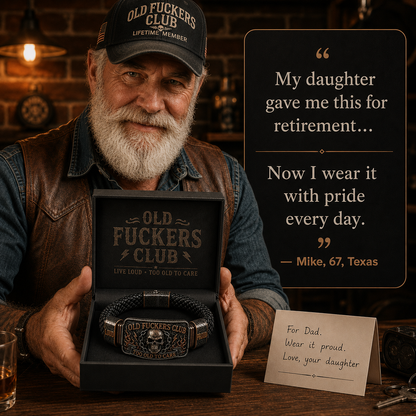 ☠️ Old Guys Club & Wild & Free 🪓 | Bracelet vintage édition limitée 2026