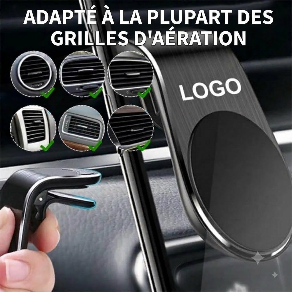 Support téléphone MagSafe avec logo / Support magnétique pour smartphone avec emblème