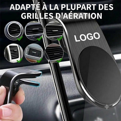 Support téléphone MagSafe avec logo / Support magnétique pour smartphone avec emblème