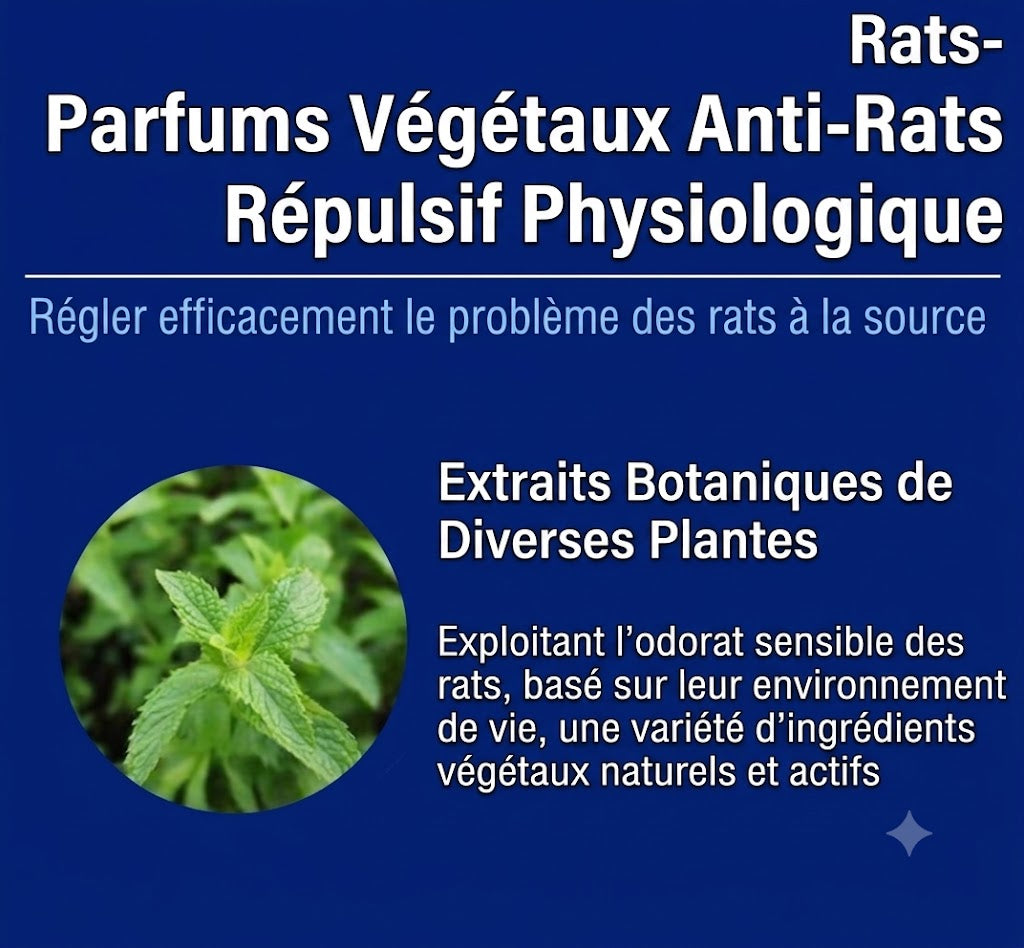 Gel répulsif anti-souris d'origine végétale – Adapté pour l'intérieur