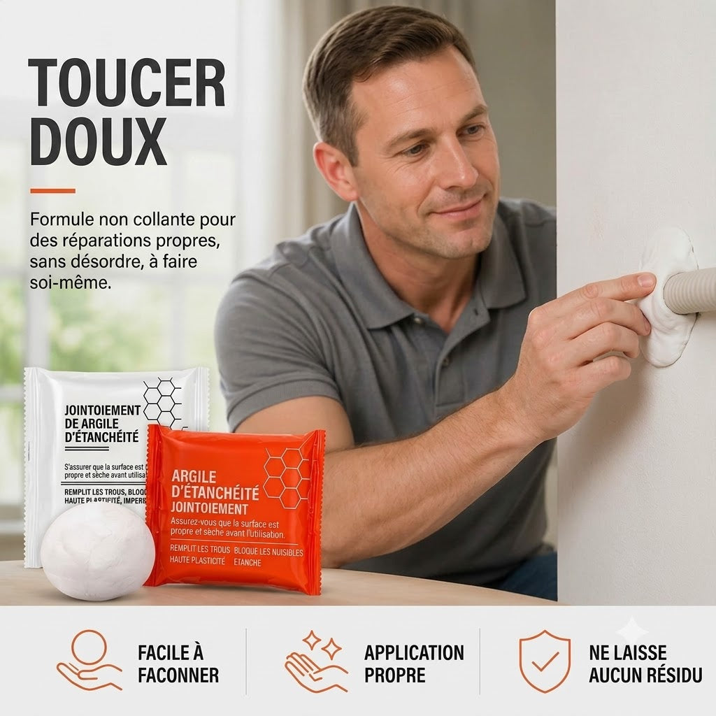 Colle d'étanchéité imperméable nouvelle génération (1 lot de 3 pièces)