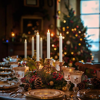 Bougies LED rechargeables atmosphériques avec télécommande et minuterie