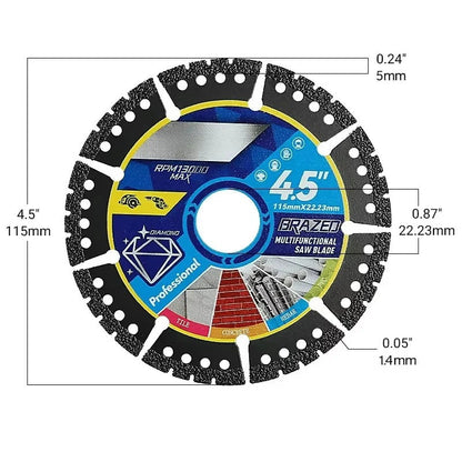 [Lot de 4] Disques diamantés universels