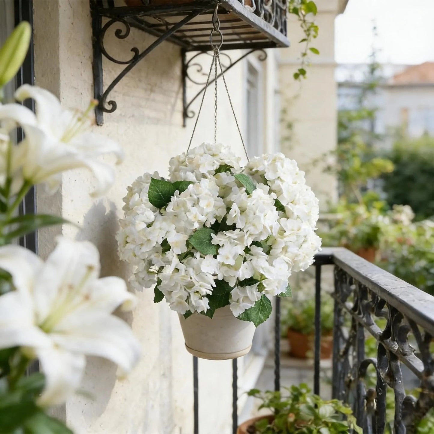 🌼Hortensia artificiel pour extérieur – Résistant aux UV, imperméable et résistant au vent 💐
