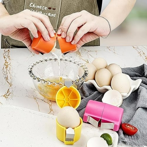 🔥📢📢 OFFRE À DURÉE LIMITÉE❗️❗️ 1 ACHETÉ = 1 OFFERT ! 🍳 Ouvre-œuf rapide – Cassez les œufs plus vite, plus facilement et sans aucun désordre ! 🔥