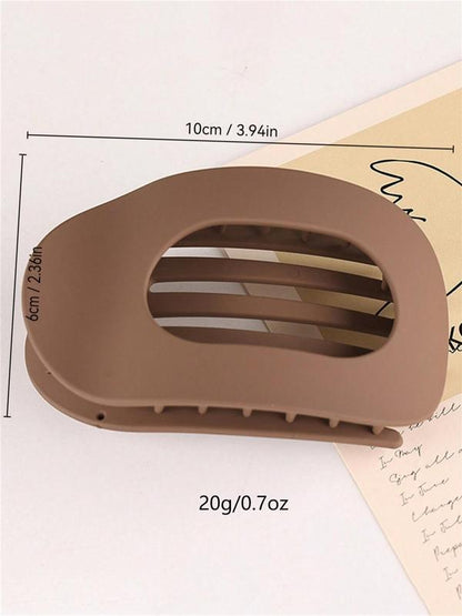 Pince à cheveux unie – 1 lot (4 pièces)