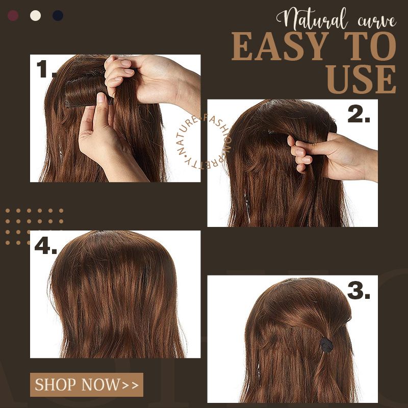 🔥 Temps limité : 50% DE RÉDUCTION❗️❗️ Serre-tête invisible / Peigne pince à cheveux pour mèches rebelles et frange