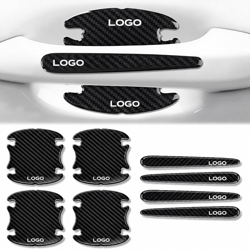 Film de protection anti-rayures pour poignée de porte de voiture – Lot de 8 protections adhésives pour poignées de porte
